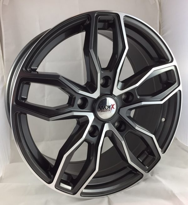 18" Worx Turismo Style Gunmetal and Polished alloy wheels