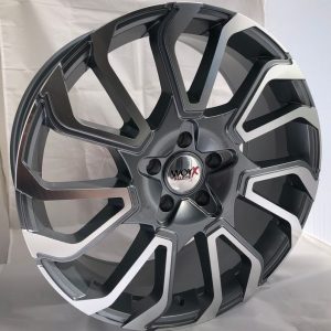 20" Worx Twist Style Gunmetal and Polished alloy wheels