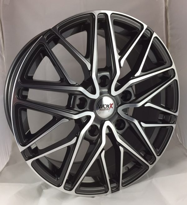 18" Worx Wraith Style Gunmetal and Polished alloy wheels