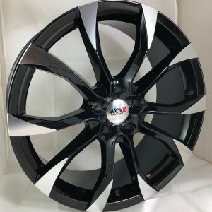 20" Worx Vulcan Style Black and Polished alloy wheels