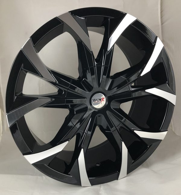 18" Worx Sherpa Style Black and Polished alloy wheels