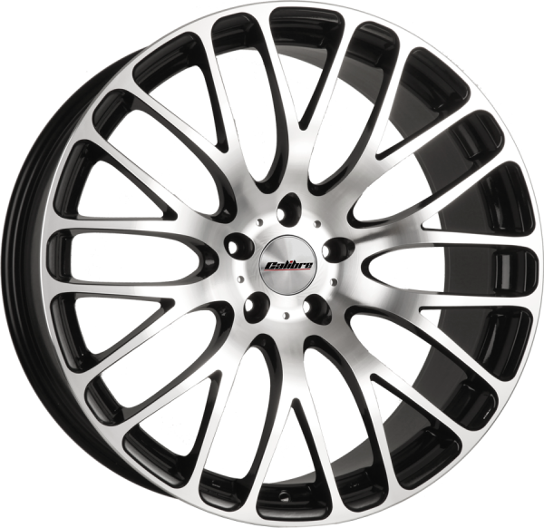 22" Calibre Altus Style Black and Polished alloy wheels