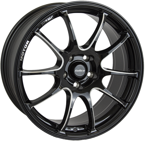 19" Calibre Friction Style Black and Polished alloy wheels