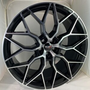 23" Worx WVR Style Black and Polished alloy wheels