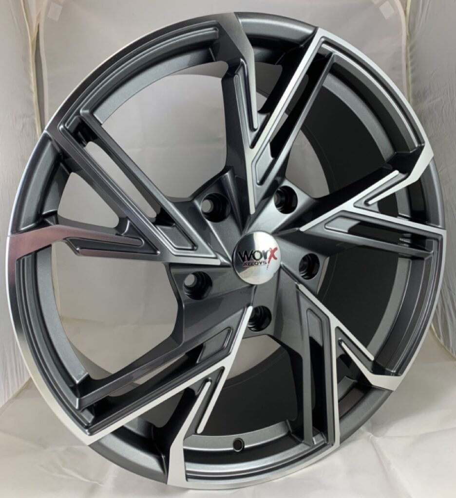 20" Worx Valkyrie Style Gunmetal and Polished alloy wheels WheelWorx