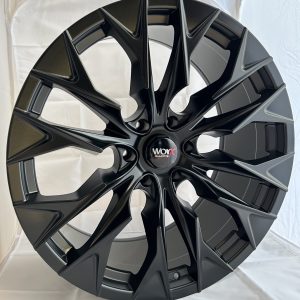 22" Worx Paladin Style Matt Black alloy wheels